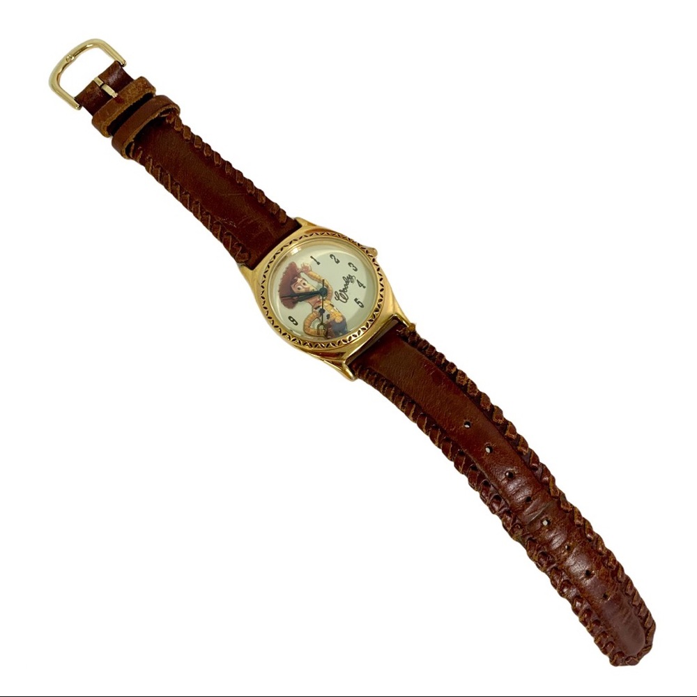 Fossil Disney Woody Watch Leather Ltd Ed COA